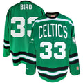 Boston Celtics Larry Bird Mitchell & Ness Big & Tall NBA Hockey Jersey - Kelly Green
