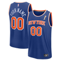 New York Knicks Fanatics 2026 NBA Finals Champions Fast Break Custom Jersey - Icon Edition - Blue