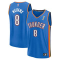 Oklahoma City Thunder Jalen Williams Fanatics Youth 2025 NBA Finals Champions Fast Break Replica Player Jersey - Blue - Icon Edition