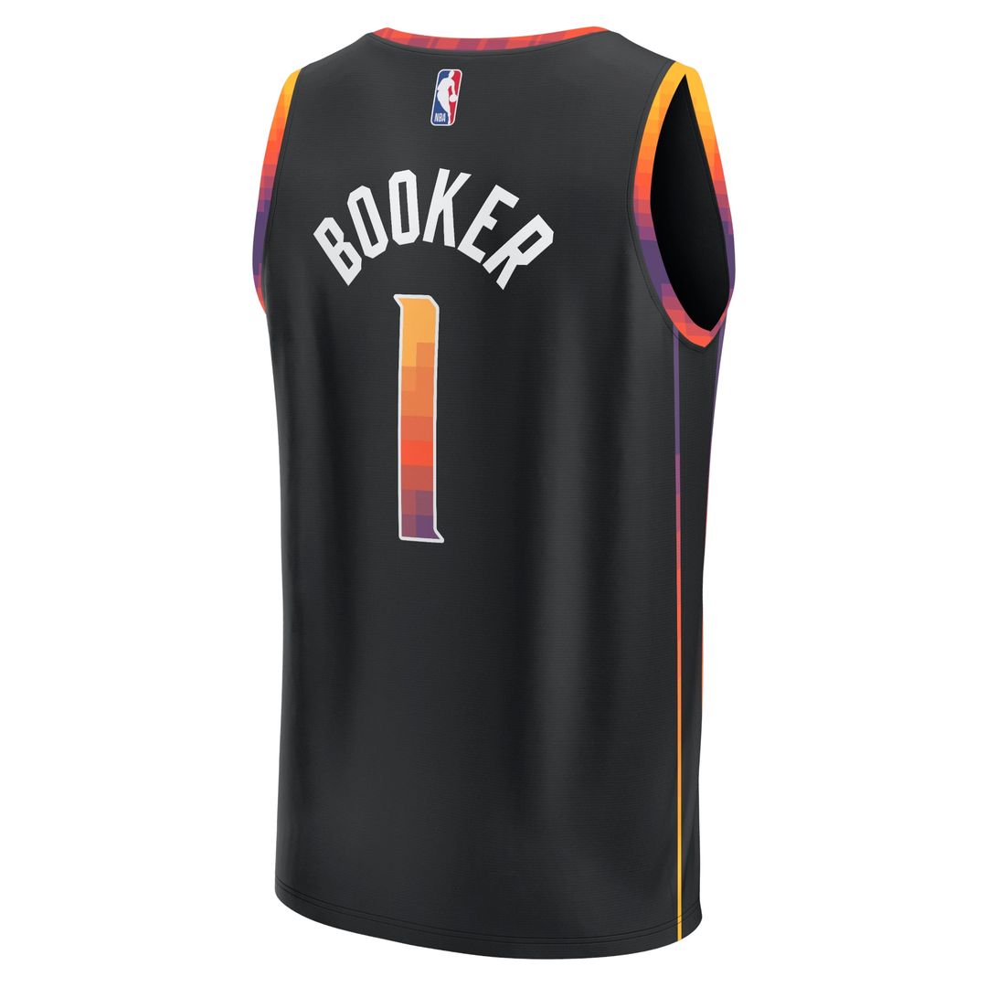 Phoenix Suns Devin Booker Fanatics Youth Fast Break Player Jersey - Statement Edition - Black