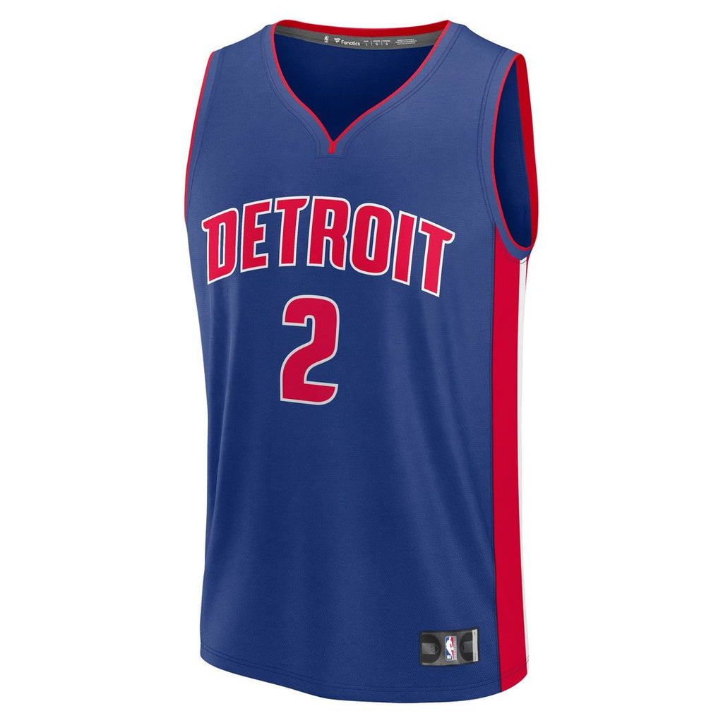 Detroit Pistons Cade Cunningham Fanatics Fast Break Replica Player Jersey - Icon Edition - Blue