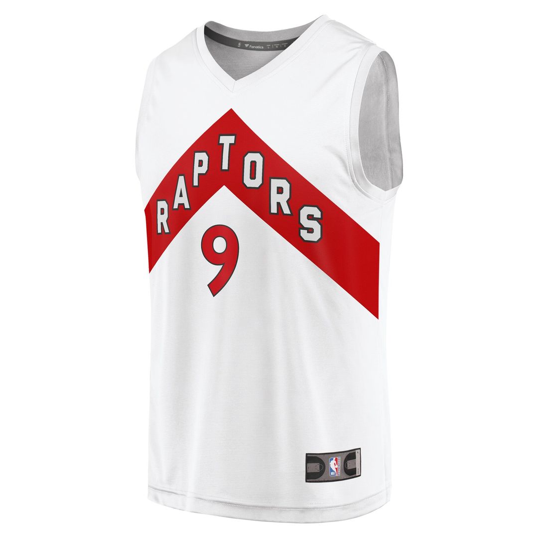 Toronto Raptors RJ Barrett Fanatics Youth Fast Break Player Jersey - Association Edition - White