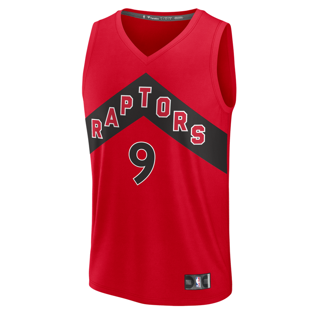 Toronto Raptors RJ Barrett Fanatics Fast Break Jersey - Red - Icon Edition