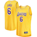 Los Angeles Lakers LeBron James Fanatics 2021/22 Fast Break Replica Jersey - Icon Edition - Gold