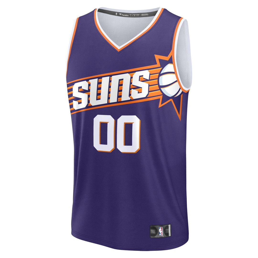 Phoenix Suns Fanatics Youth Fast Break Custom Jersey - Statement Edition - Black