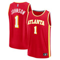 Atlanta Hawks Jalen Johnson Fanatics Fast Break Replica Jersey - Icon Edition - Red