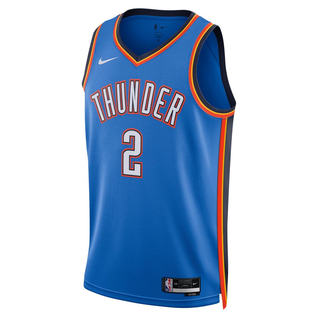 Oklahoma City Thunder Shai Gilgeous - Alexander Nike Unisex Swingman Jersey - Icon Edition - Blue