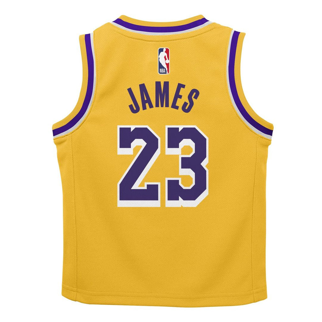 Los Angeles Lakers LeBron James Nike Toddler Swingman Player Jersey - Icon Edition - Gold