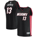 Miami Heat Bam Adebayo Fanatics Fast Break Replica Player Jersey - Icon Edition - Black