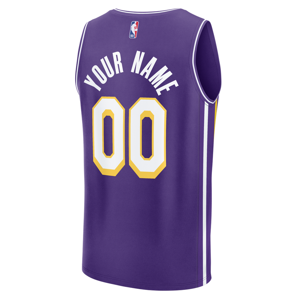 Los Angeles Lakers Fanatics Fast Break Custom Jersey - Icon Edition - Gold