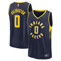 Indiana Pacers Tyrese Haliburton Fanatics Fast Break Replica Jersey - Icon Edition - Navy