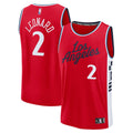 LA Clippers Kawhi Leonard Fanatics Fast Break Replica Player Jersey - Statement Edition - Red