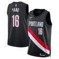 Portland Trail Blazers Yang Hansen Nike Unisex Swingman Jersey - Icon Edition - Black