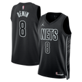 Brooklyn Nets Egor Dëmin Jordan Brand Unisex Swingman Jersey - Statement Edition - Black