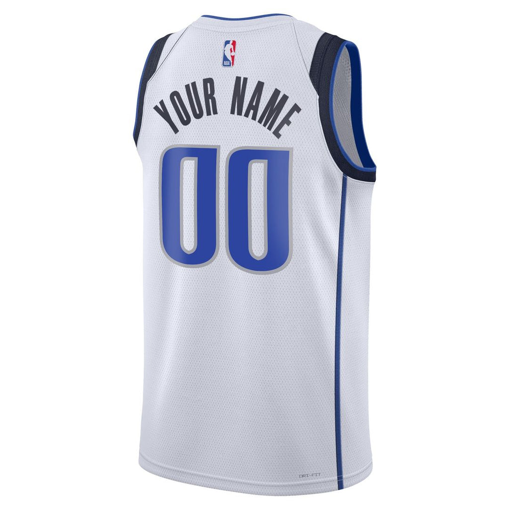 Dallas Mavericks Nike Unisex Swingman Custom Jersey Blue - Icon Edition
