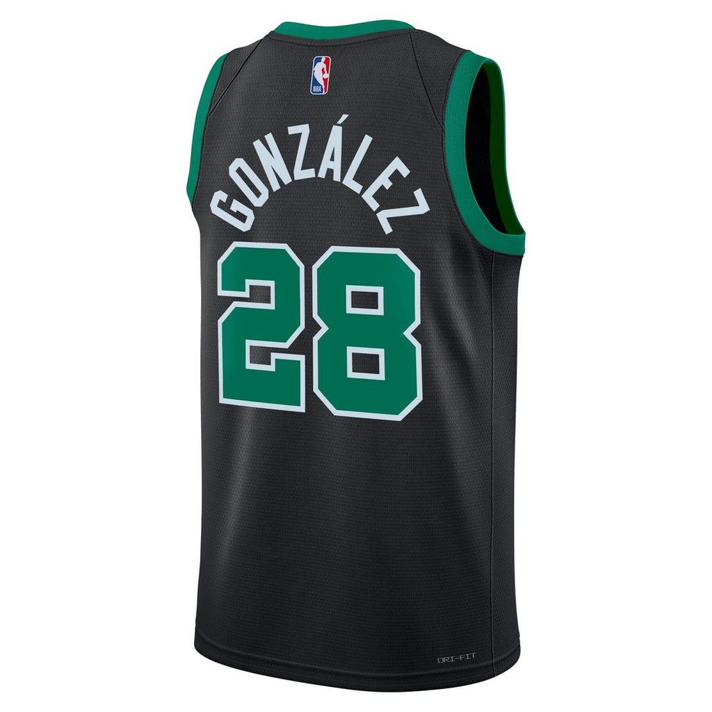 Boston Celtics Hugo González Jordan Brand Unisex Swingman Jersey - Black - Statement Edition