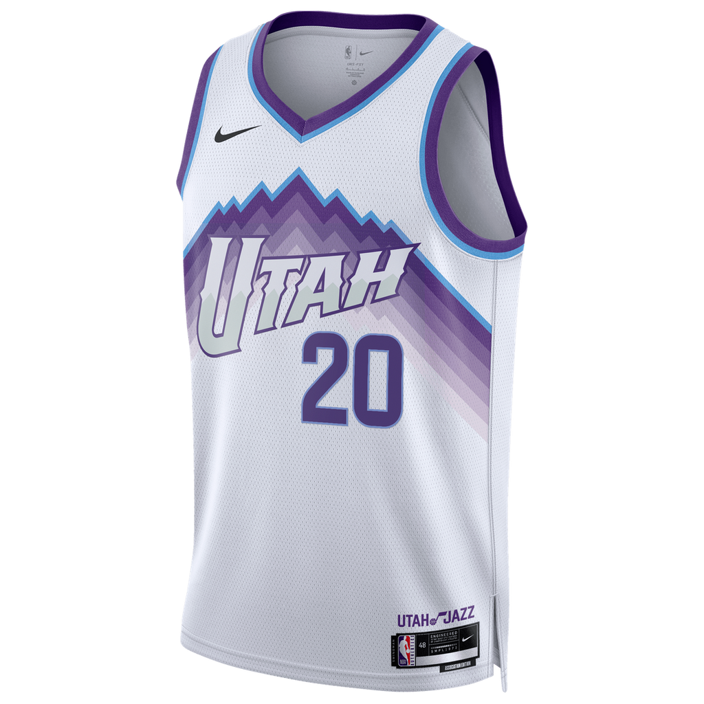 Utah Jazz Jaren Jackson Jr. Nike Unisex Swingman Jersey - Association Edition - White