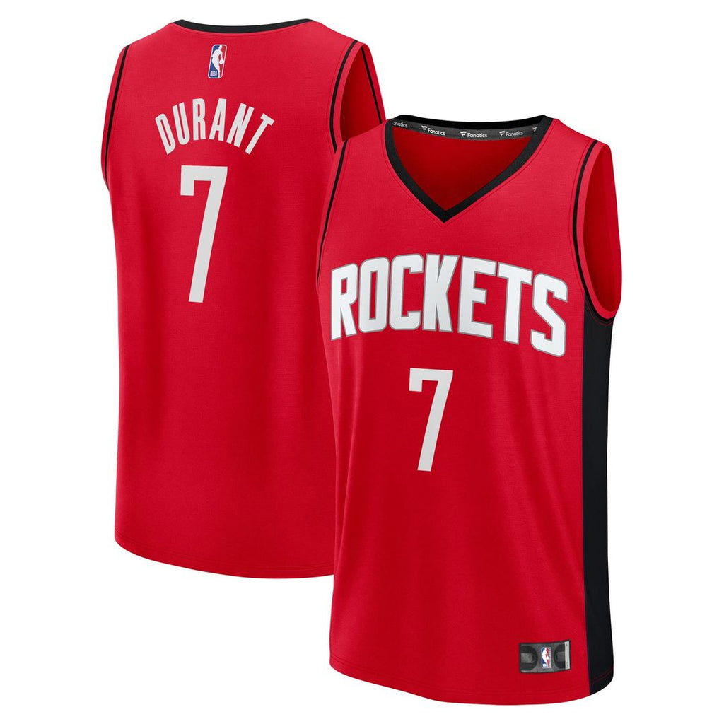 Houston Rockets Kevin Durant Fanatics Youth Fast Break Replica Player Jersey - Icon Edition - Red