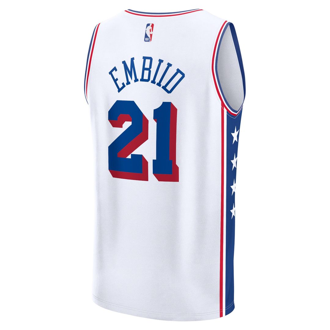 Philadelphia 76ers Joel Embiid Fanatics Fast Break Replica Jersey - Icon Edition - Royal