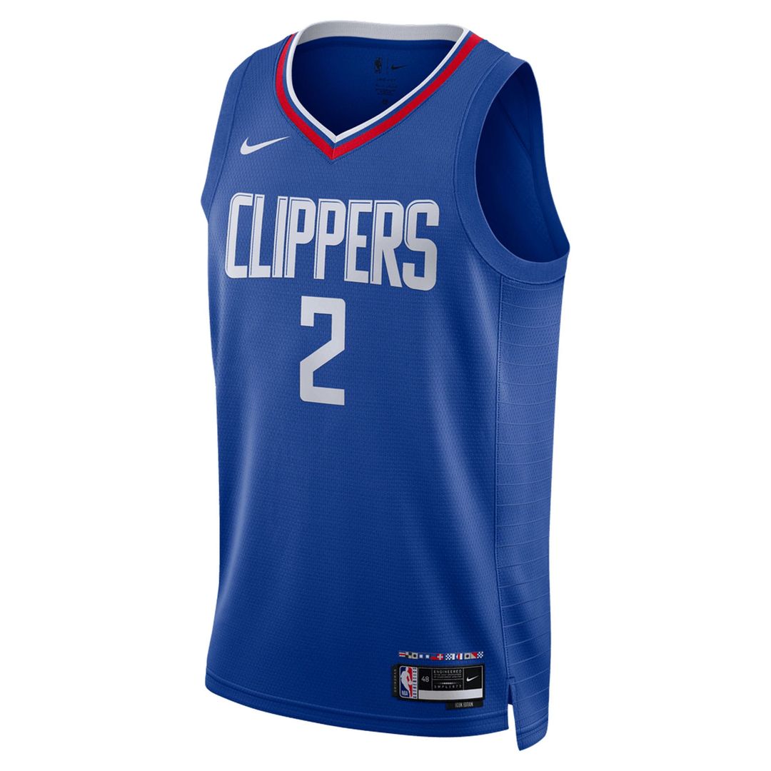 LA Clippers Kawhi Leonard Nike Unisex Swingman Jersey - Icon Edition - Royal