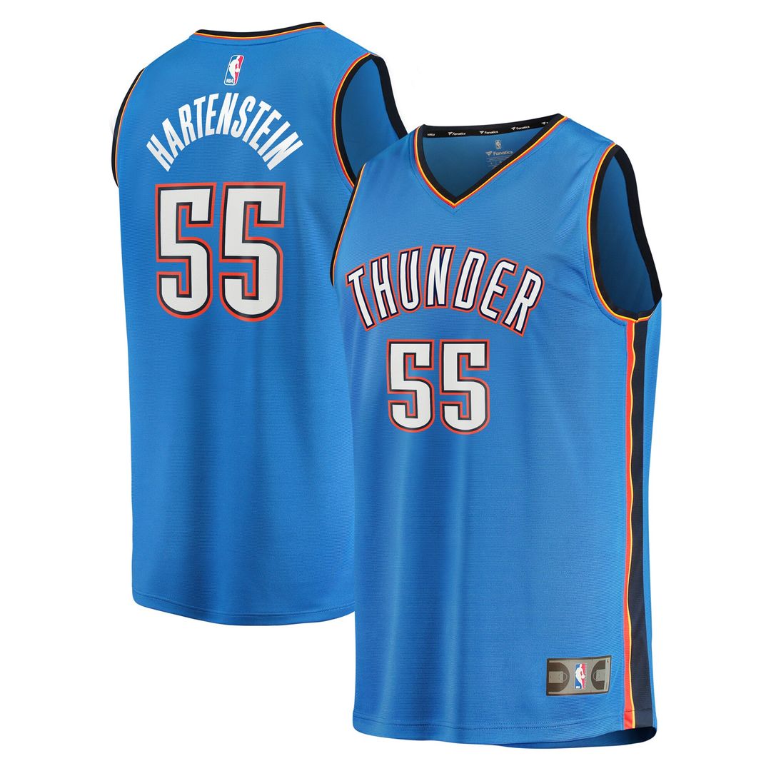 Oklahoma City Thunder Isaiah Hartenstein Fanatics Youth Fast Break Replica Player Jersey - Icon Edition - Blue