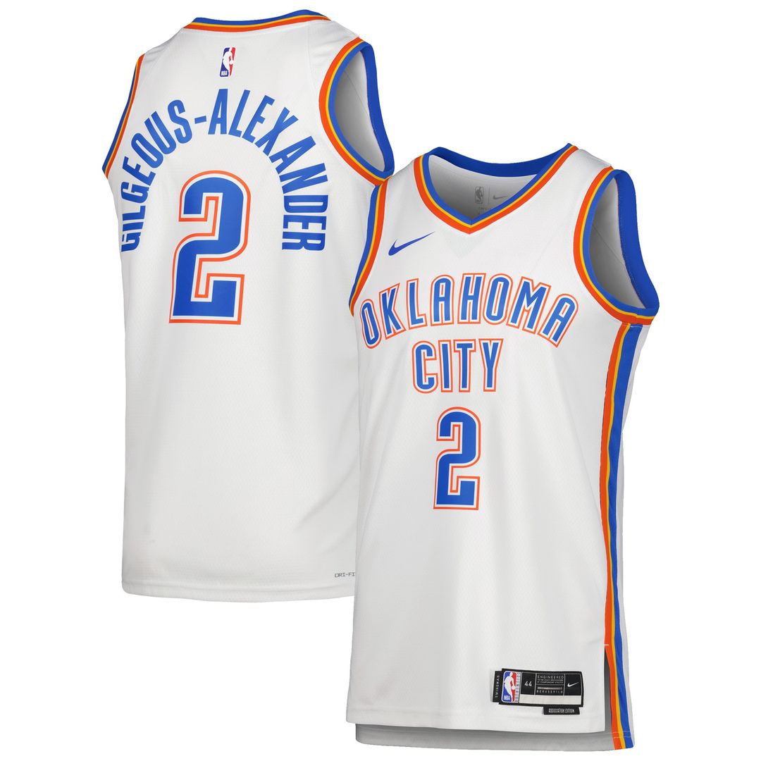 Oklahoma City Thunder Shai Gilgeous - Alexander Nike Unisex Swingman Jersey - Icon Edition - Blue