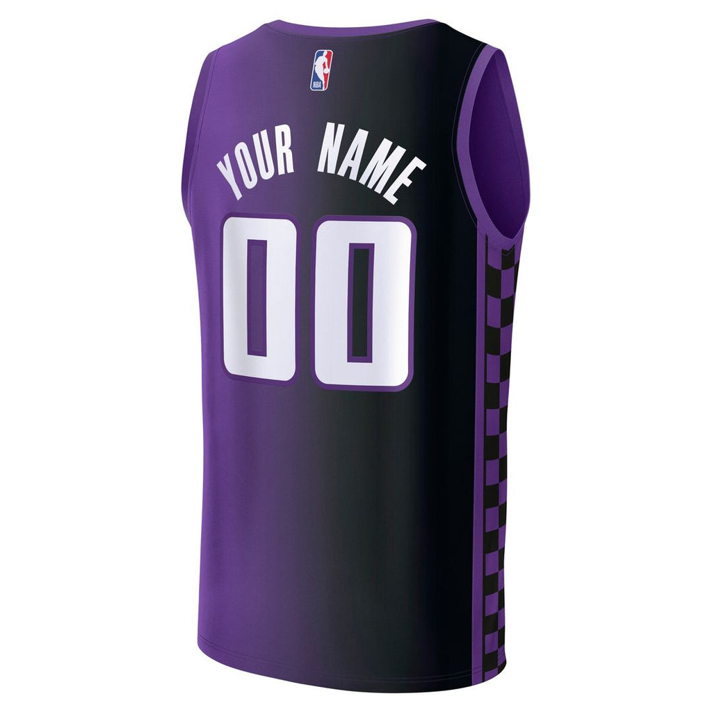 Sacramento Kings Fanatics Fast Break Custom Jersey - Association Edition - White