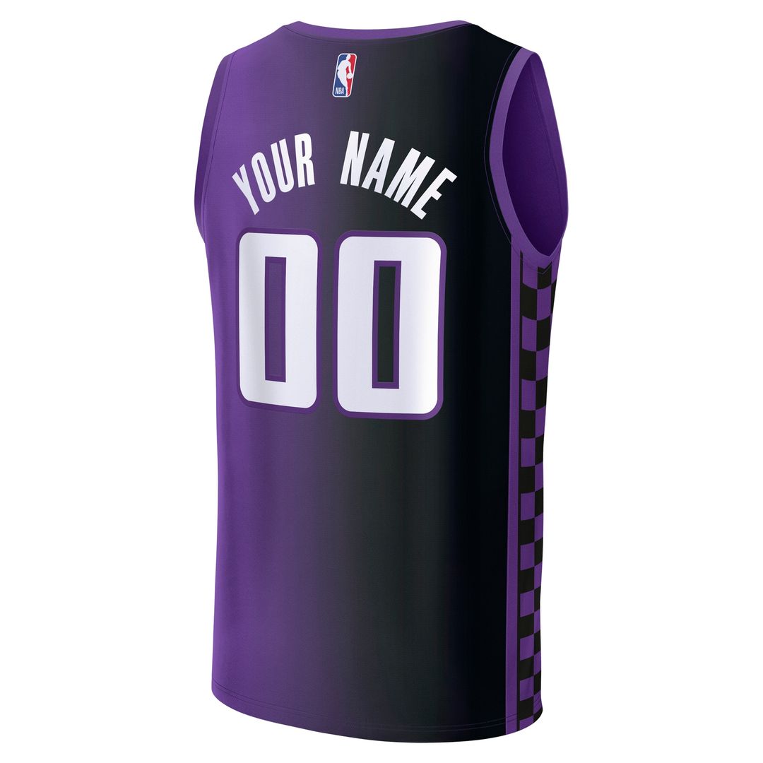 Sacramento Kings Fanatics Fast Break Custom Jersey - Association Edition - White