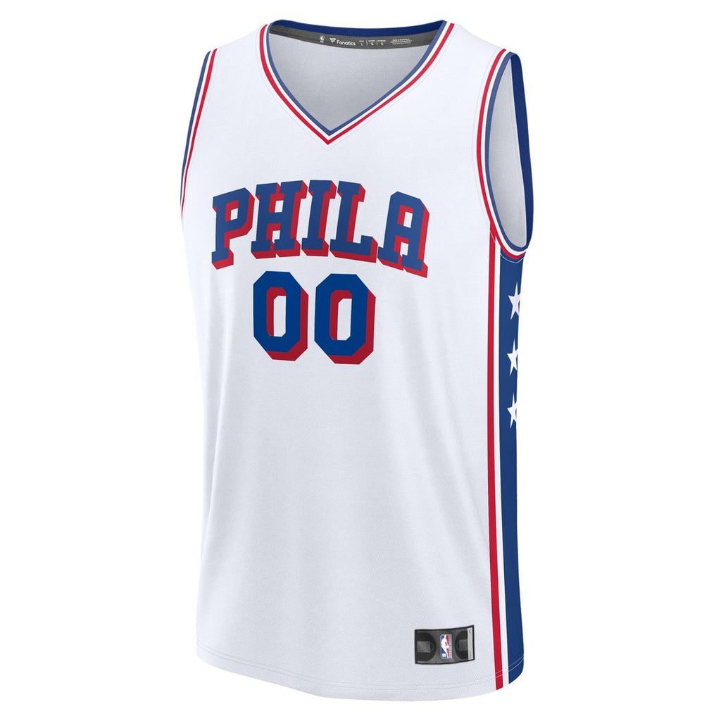 Philadelphia 76ers Fanatics Fast Break Custom Jersey - Icon Edition - Blue