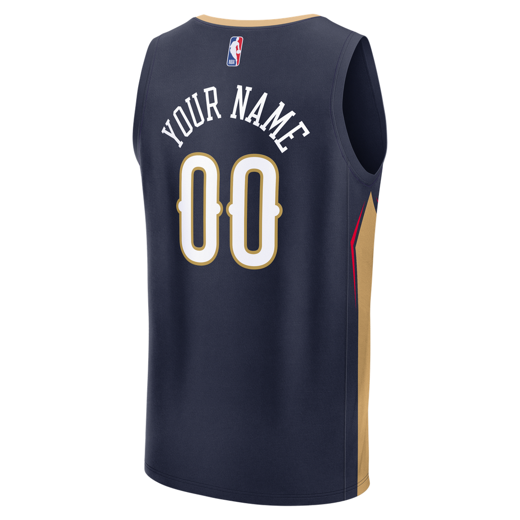 New Orleans Pelicans Fanatics Fast Break Custom Jersey - Statement Edition - Red