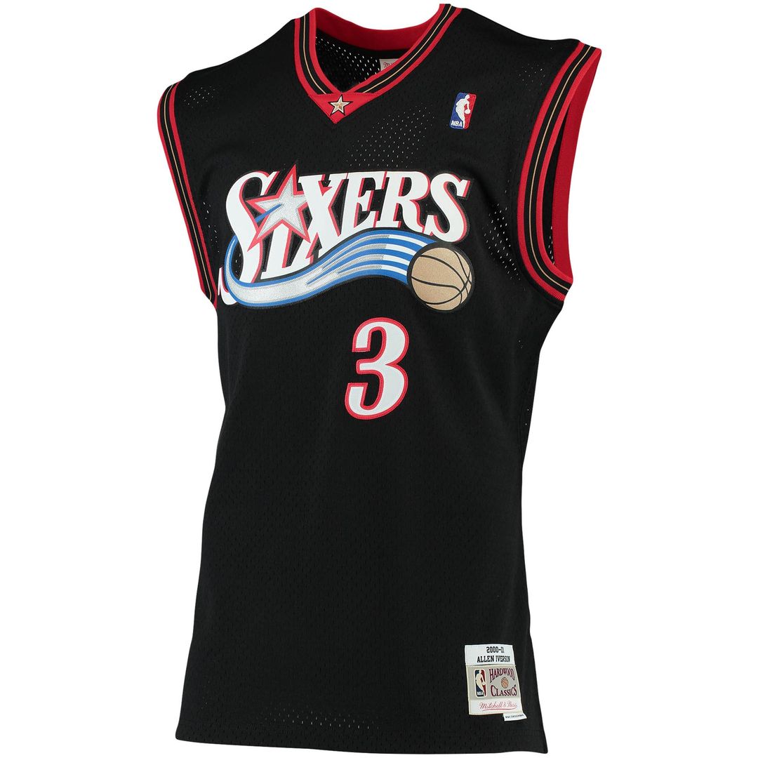Philadelphia 76ers Allen Iverson Mitchell & Ness 1996/97 Big & Tall Hardwood Classics Swingman Jersey - Royal