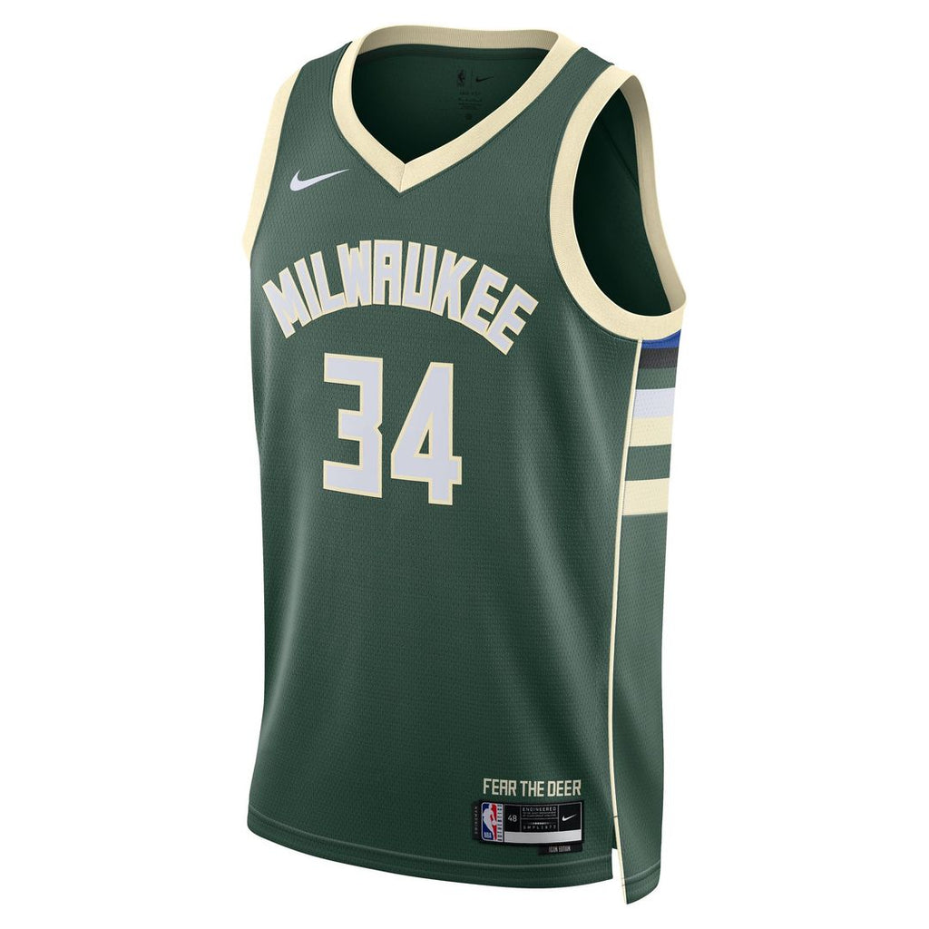 Milwaukee Bucks Giannis Antetokounmpo Nike Unisex Swingman Jersey - Association Edition - White