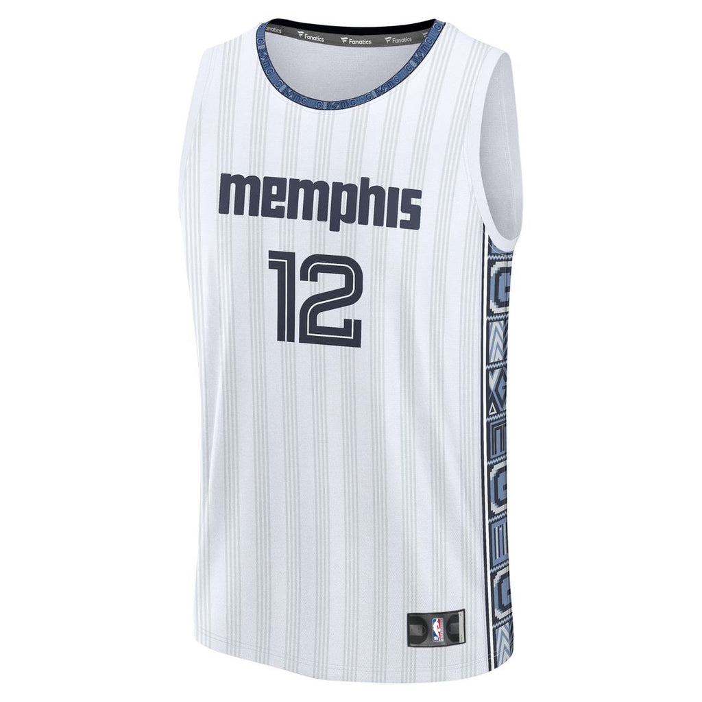 Memphis Grizzlies Ja Morant Fanatics 2025/26 City Edition Fast Break Jersey - White