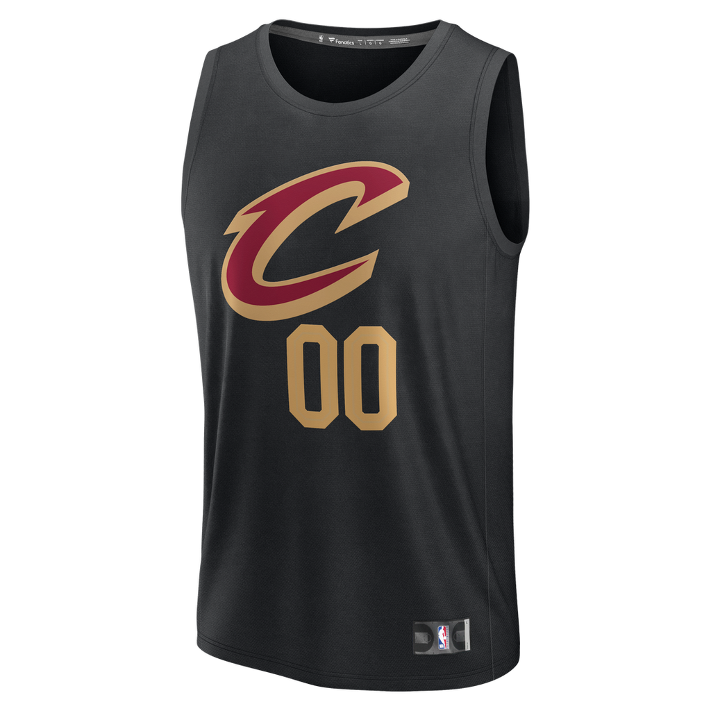 Cleveland Cavaliers Fanatics Youth Fast Break Custom Jersey - Association Edition - White