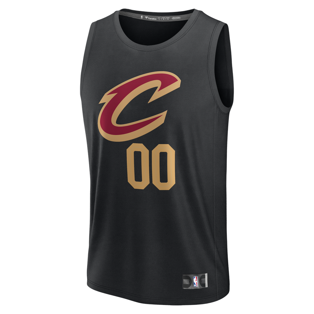 Cleveland Cavaliers Fanatics Youth Fast Break Custom Jersey - Association Edition - White