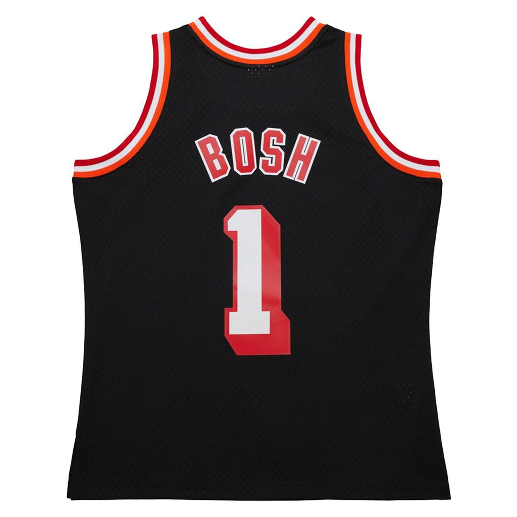 Miami Heat Chris Bosh Mitchell & Ness 2013/14 Hardwood Classics Swingman Jersey - Black
