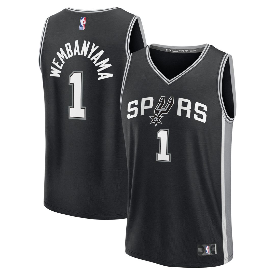 San Antonio Spurs Victor Wembanyama Fanatics Fast Break Replica Player Jersey - Association Edition - White
