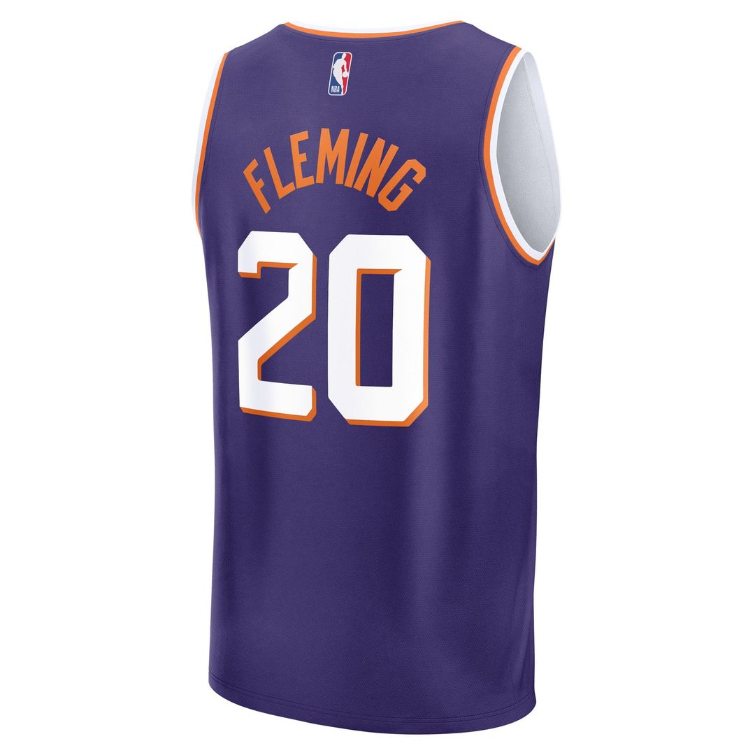 Phoenix Suns Rasheer Fleming Fanatics Fast Break Replica Jersey - Purple - Icon Edition