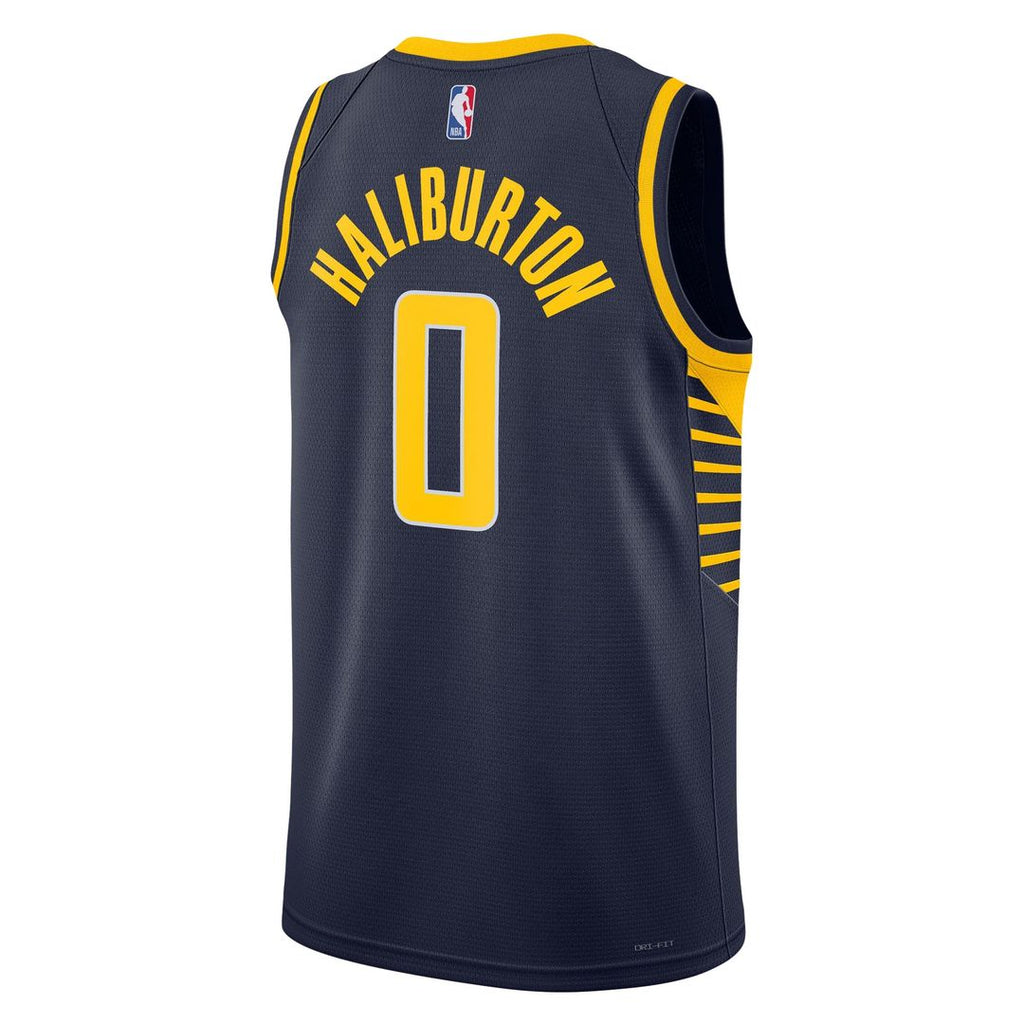 Indiana Pacers Tyrese Haliburton Nike Unisex Swingman Jersey - Icon Edition - Navy