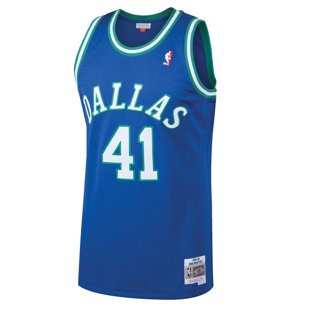 Dallas Mavericks Dirk Nowitzki Mitchell & Ness 2011/12 Hardwood Classics Swingman Jersey - Navy