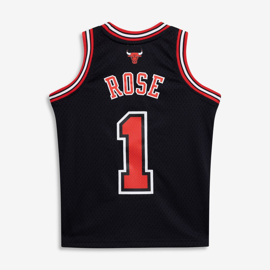 Chicago Bulls Derrick Rose Mitchell & Ness Youth 2008/09 Hardwood Classics Swingman Jersey - Red