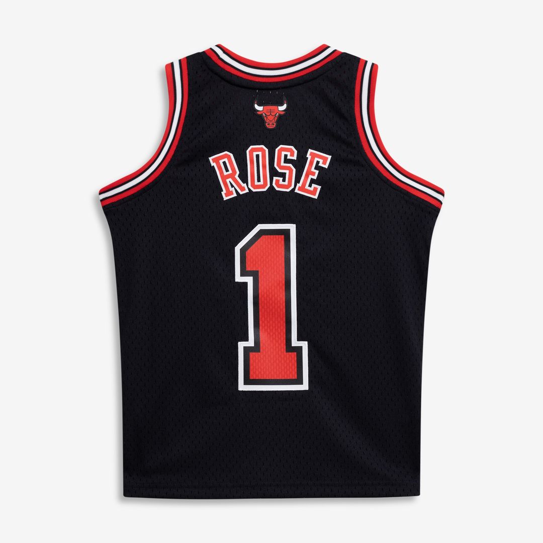 Chicago Bulls Derrick Rose Mitchell & Ness Youth 2008/09 Hardwood Classics Swingman Jersey - Red
