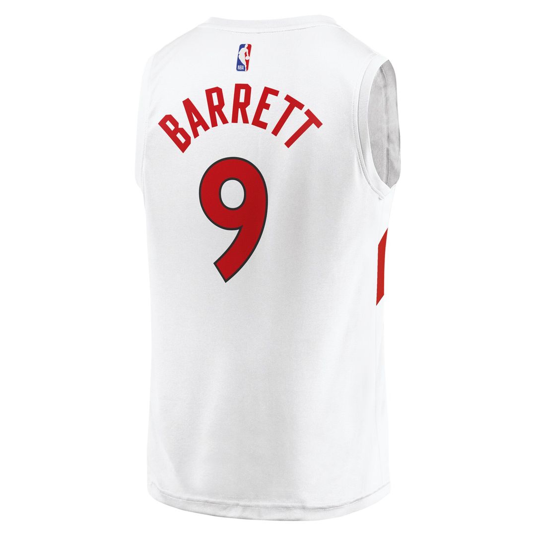 Toronto Raptors RJ Barrett Fanatics Fast Break Player Jersey - Association Edition - White