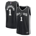 San Antonio Spurs Victor Wembanyama Fanatics Fast Break Replica Player Jersey - Icon Edition - Black