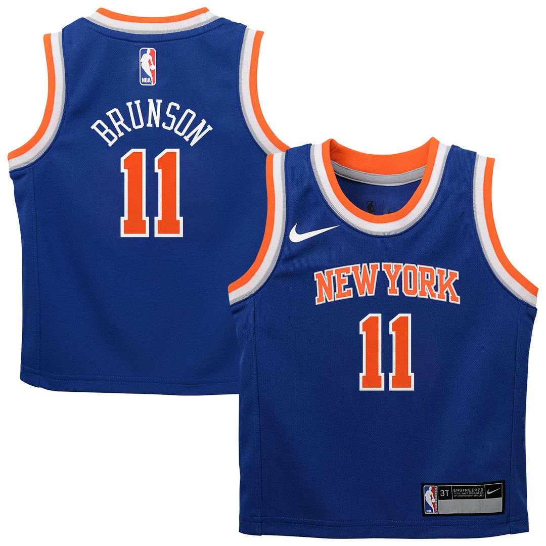 New York Knicks Jalen Brunson Nike Toddler Replica Swingman Jersey - Icon Edition - Blue