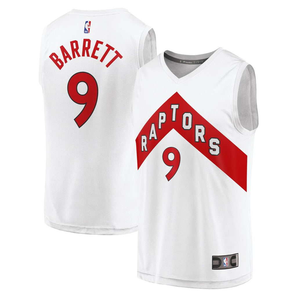 Toronto Raptors RJ Barrett Fanatics Youth Fast Break Player Jersey - Association Edition - White
