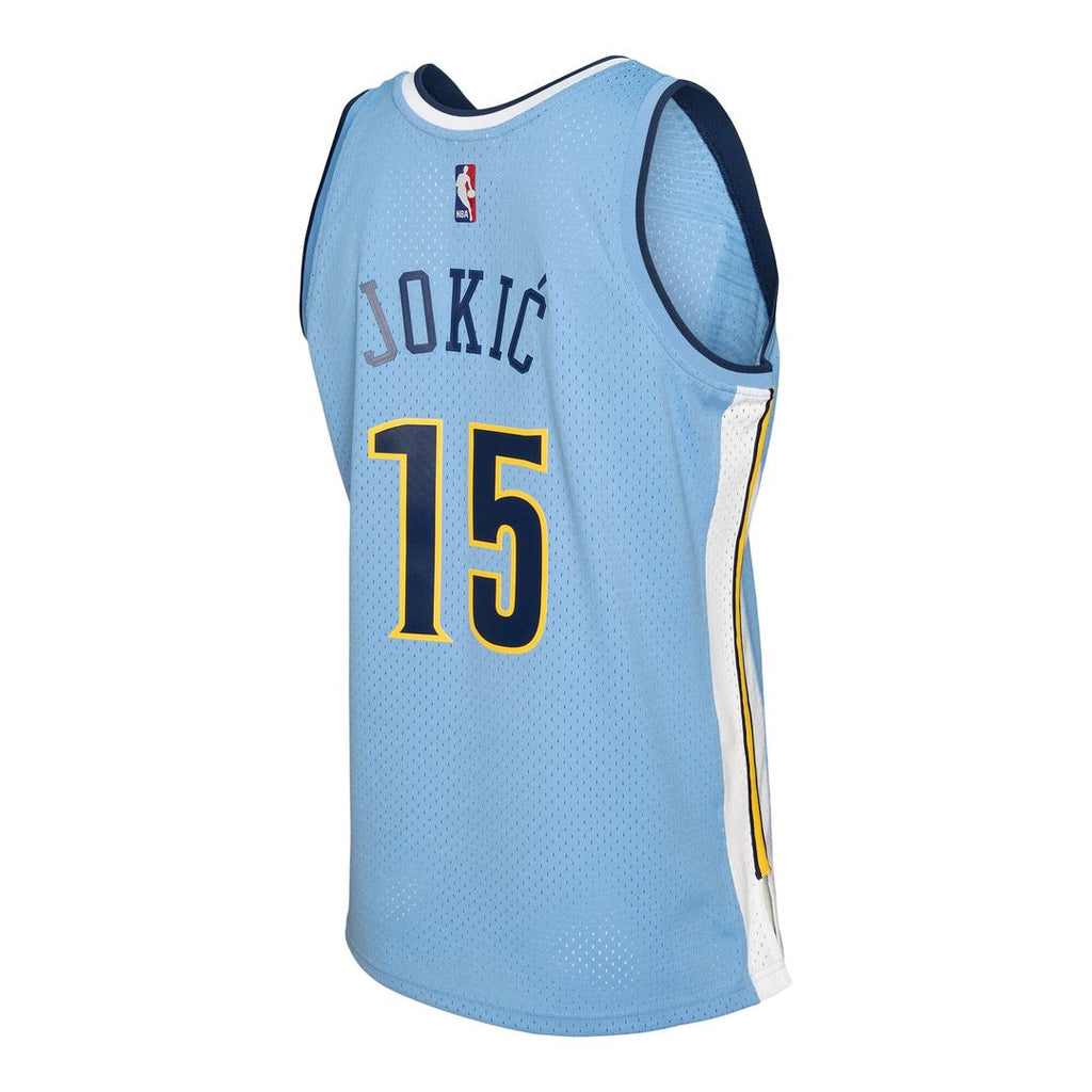 Denver Nuggets Nikola Jokic Mitchell & Ness 2016/17 Swingman Jersey - Light Blue
