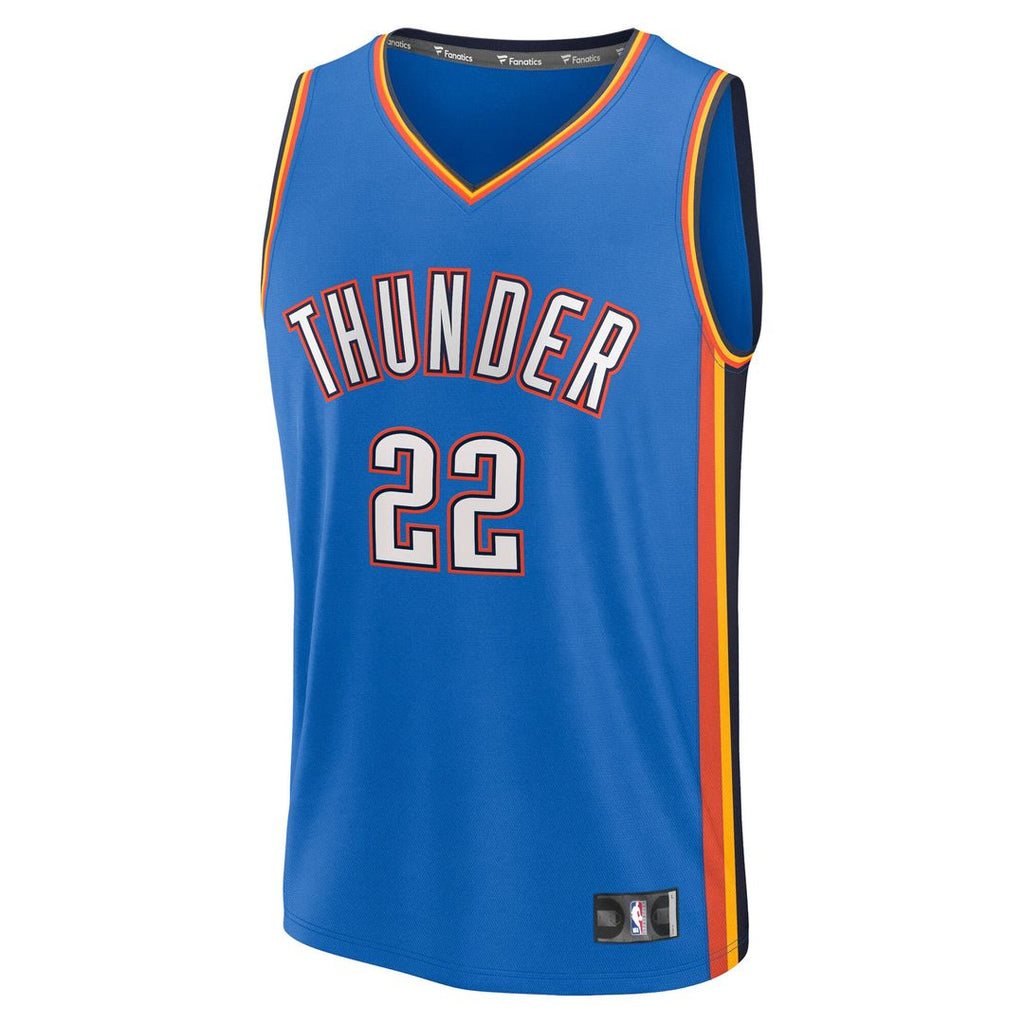 Oklahoma City Thunder Cason Wallace Fanatics Fast Break Replica Player Jersey - Icon Edition - Blue