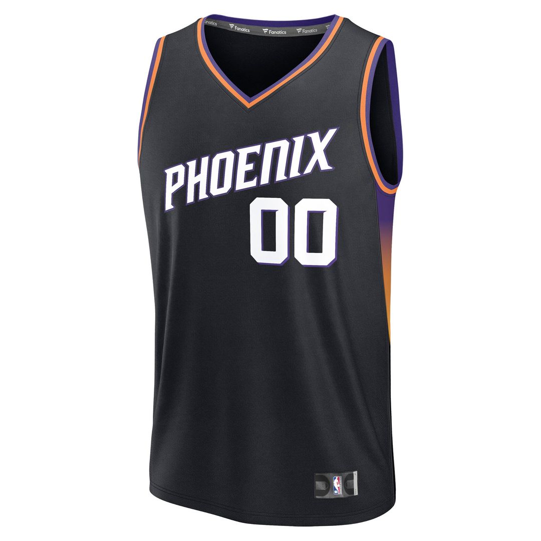 Phoenix Suns Fanatics Youth Fast Break Custom Jersey - Statement Edition - Black