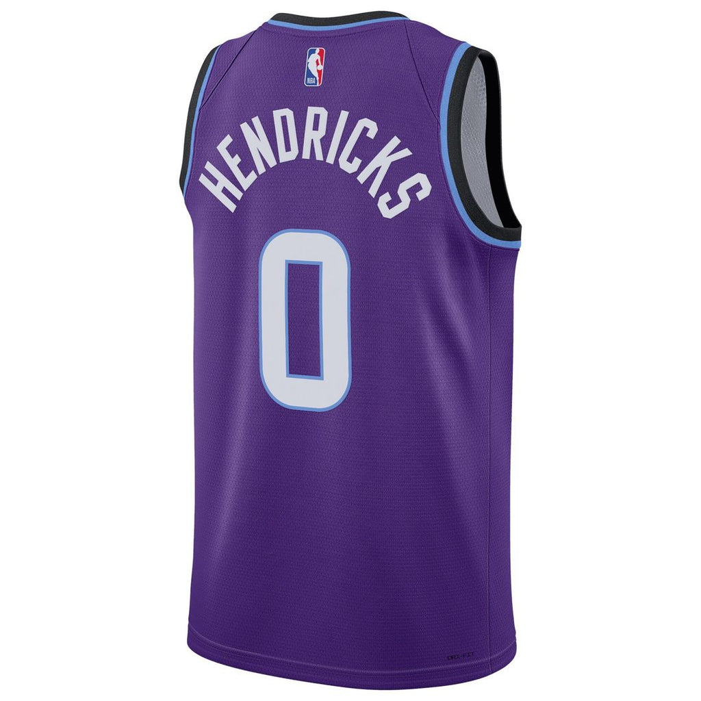 Utah Jazz Taylor Hendricks Nike Unisex Swingman Jersey - Icon Edition - Purple